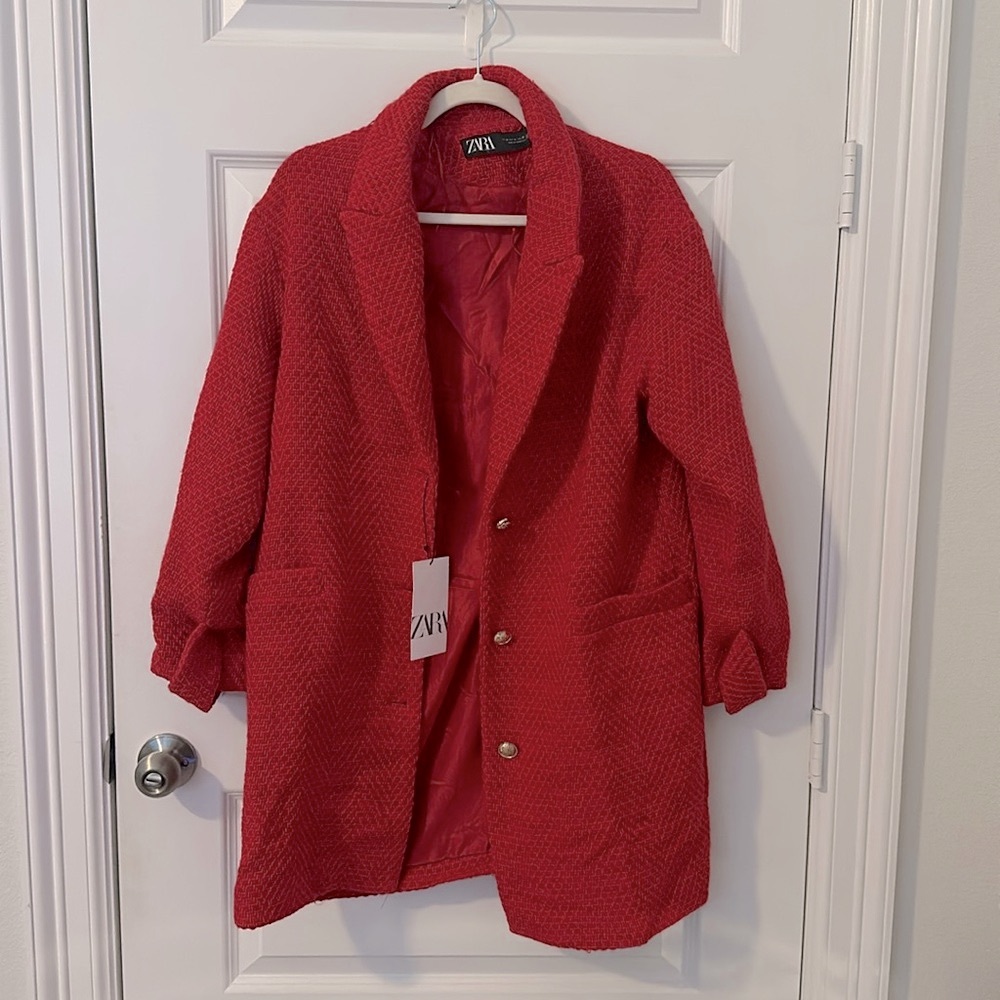 Holiday Sale! Zara Blazer: Red